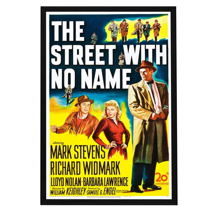 "Street With No Name" (1948) Framed Movie Poster