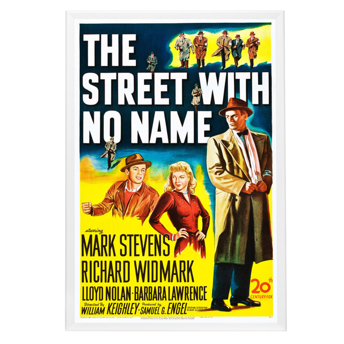 "Street With No Name" (1948) Framed Movie Poster