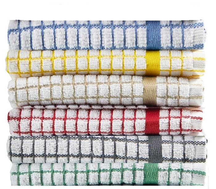 Various / Mixed Six Pack (1x Yellow, Red, Green, Cornflower Blue, Beige, Grey)(48x69cm)