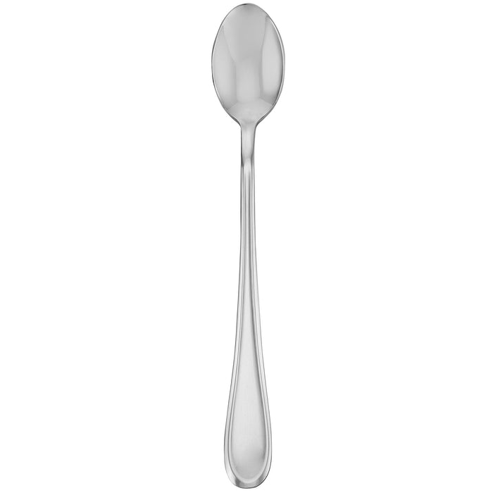 Walco 0404 Orbiter 7 5/8" 18/0 Stainless Steel Extra Heavy Weight Iced Tea Spoon - 12/Pack