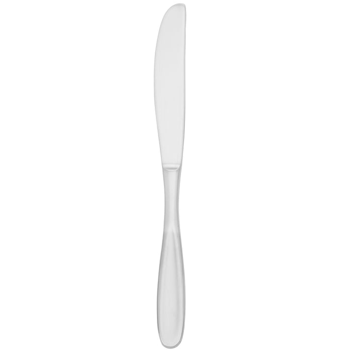 Walco 2011 Modernaire 7" 18/10 Stainless Steel Extra Heavy Weight Solid Handle Butter Knife - 12/Pack