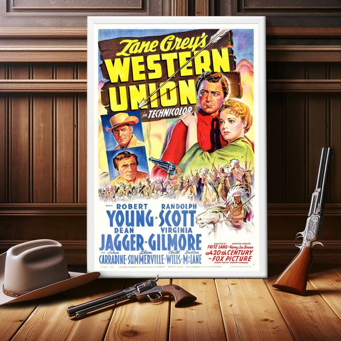 "Western Union" (1941) Framed Movie Poster