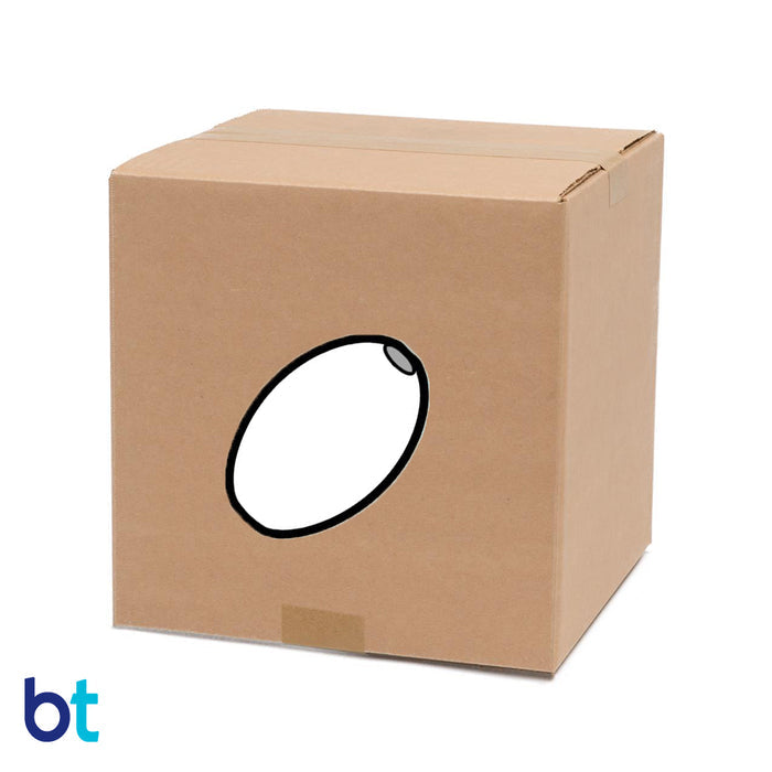 Wholesale Case 9mm Oat Plastic Beads - Pearl