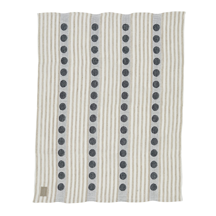 Woods 100% Irish Linen Striped Tea Towel