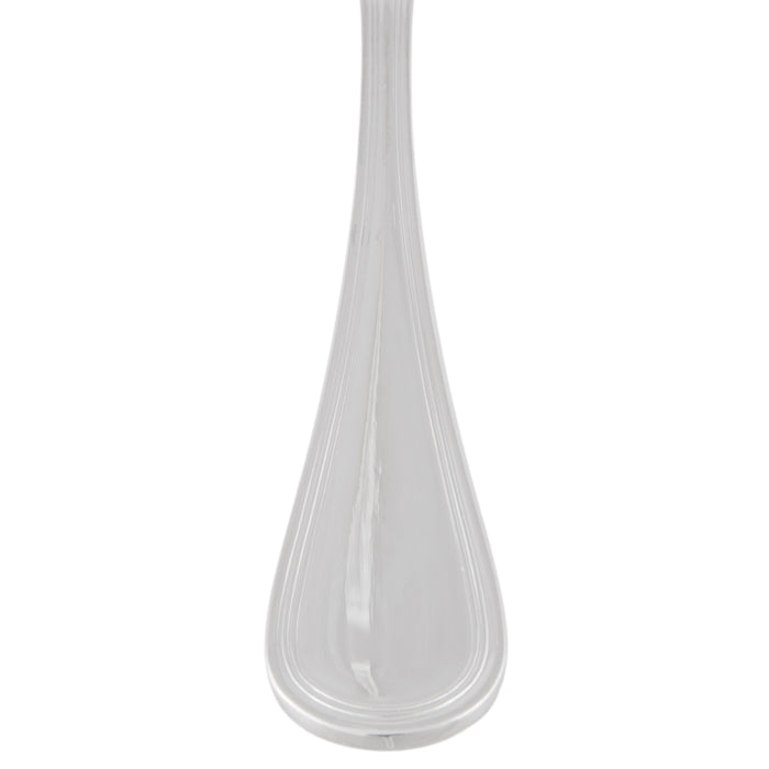 World Tableware 774 016 Geneva 6" 18/8 Stainless Steel Extra Heavy Weight Bouillon Spoon - 12/Pack