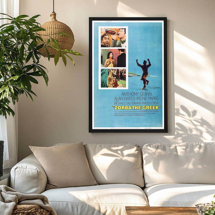 "Zorba The Greek" (1964) Framed Movie Poster