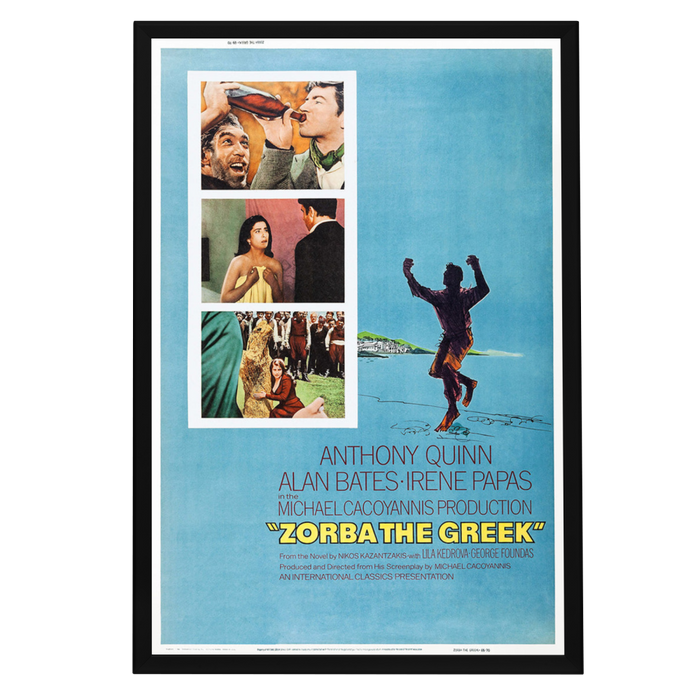 "Zorba The Greek" (1964) Framed Movie Poster