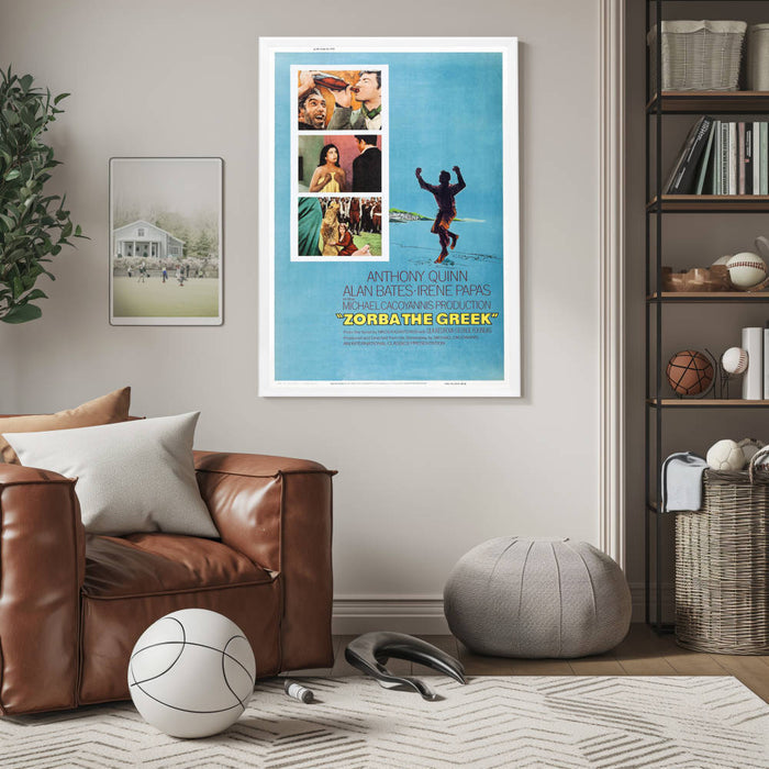 "Zorba The Greek" (1964) Framed Movie Poster